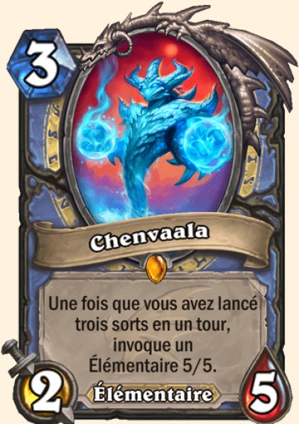 Chenvaala carte Hearhstone